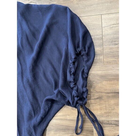 Entro Boho Crochet Trim Tie Open Front Kimono Duster XL Cover Up Patchwork NWT - Picture 6 of 9